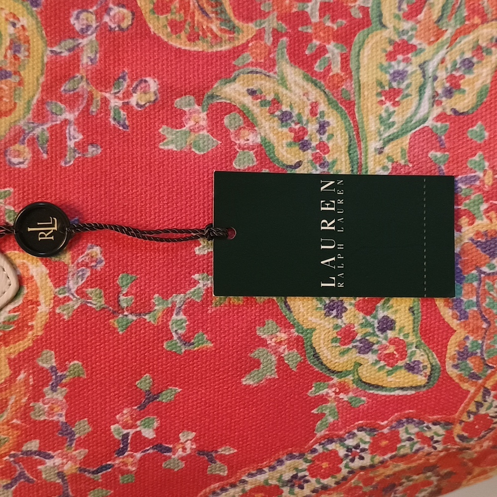 Woman's Ralph Lauren Newbury Classic Tote MU Paisley Tote Bag-Brand New With Tag - Picture 3 of 10